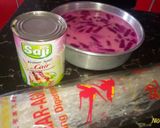 Gambar langkah 3 resipi Agar agar buah Naga Rindu.