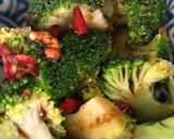 A picture of step 3 of Chilli and garlic broccoli.