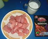 Foto langkah ke 1 dari resep Rendang Kering Sat Set Daging Sapi.