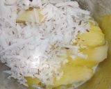 A picture of step 3 of Pineapple and coconut juice.