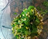 A picture of step 1 of Mung sprouts dhokla.