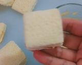 A picture of step 6 of No Cook Bread Sweet Sandwich.
