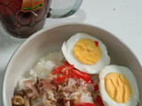 Bubur sarapan keluarga