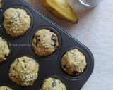 Foto langkah ke 7 dari resep Muffin Pisang Coklat Recommended.