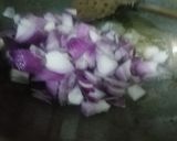 A picture of step 4 of Palak Matar.