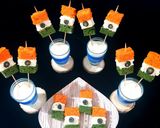 A picture of step 12 of Tirangi Dhokla Popstick.