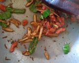 A picture of step 5 of Potato manchurain.