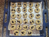 Galletitas chocolate, miel y coco