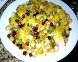 A picture of step 5 of Aloo chole chaat.