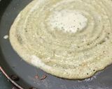 A picture of step 2 of Green moong dal,yellow spited moong dal dosa chutney.