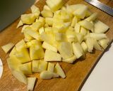 Foto del paso 1 de la receta: Torta 1 2 3 fácil de manzanas
