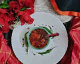 A picture of step 5 of Aam ka Galka(sweet and sour mango pickle).