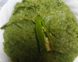 धनिया चटनी (dhaniya chutney recipe in Hindi) रेसिपी चरण 4 फोटो