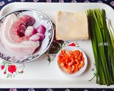 Hình bước làm 1 của món Hoành Thánh nước