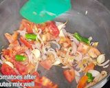 A picture of step 1 of Matar paneer sabzi.
