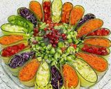 صورة لخطوة 1 من وصفة اقتراح ديكور سلطات لرمضان
