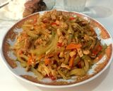 Foto langkah ke 5 dari resep Oseng Tempe Labu Siam Simple.