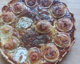 Une image de l'étape 8 de Quiche oignon chèvre & miel.