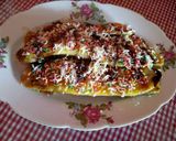 Foto langkah ke 7 dari resep Pisang Bakar Coklat Susu Keju.