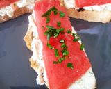 Une image de l'étape 3 de Tartine fraîcheur à la pastèque 🍉.