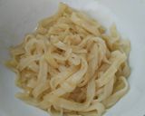Foto langkah ke 8 dari resep Makanan promil 3, kwetiaw siram daging sapi dan toge.