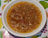 Foto del paso 3 de la receta: Sopa depurativa con sofrito de tomate, ajos y soja texturizada