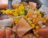 Hình bước làm 1 của món Chả cá Lã Vọng từ cá hồi