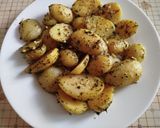 Foto del paso 8 de la receta Churrasco o costillar de cerdo con patatas al ajo y orégano al horno o en Airfryer