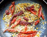 A picture of step 2 of Turnip sambar rice.
