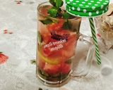 A picture of step 6 of Watermelon 🍉 🍉🍉🍻🍻 mojito.