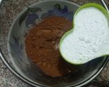 A picture of step 2 of 3 mint microwave Brownie.