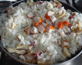 Foto del paso 4 de la receta: Calamares en salsa sin ajo con arroz tres delicias