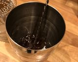 A picture of step 2 of Cherry Manhattan.