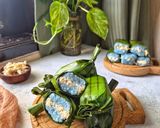 Foto langkah ke 8 dari resep Lemper Ayam Bunga Telang.