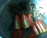 A picture of step 3 of Kusha rice or plain Biryani.