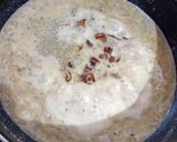 A picture of step 2 of Nuts phirni.