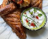 Une image de l'étape 9 de 🌶️Feuilleté poivrons 🫑 feta sauce 🍶yaourt grec 🍃🌱.