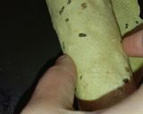 A picture of step 2 of Papad roll.