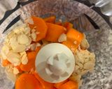 Foto del paso 1 de la receta: Bizcocho de zanahoria con nueces y pasas