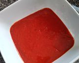 A picture of step 2 of Tacos Rojos (Potosino Tacos or Camila Tacos).