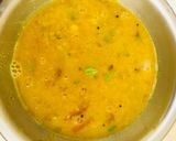 A picture of step 5 of Sambhar daal.