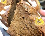 Hình bước làm 5 của món Bánh chuối cacao hạnh nhân 🥧🍌