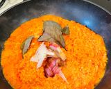 Foto langkah ke 6 dari resep Sambal goreng kentang hati sapi dan petai (Resep No.114).