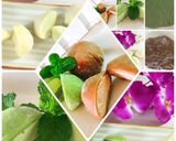 Hình bước làm 13 của món Mochi trà xanh nhân kem