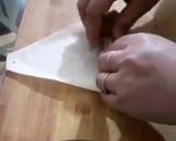 A picture of step 4 of Chicken Spring Rolls.