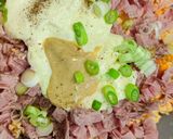 🌲 Karácsonyi - sonkás tojásos krém friss bagetthez ✨ recept fázis 3 fotója