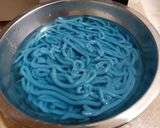 Foto langkah ke 5 dari resep Cendol Beras Bunga Telang.