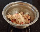 A picture of step 4 of Cherry Almond Shortbread Cookies.