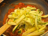 Fideos de zapallo italiano con queso y sabor a lasaña🥒🍝🧀