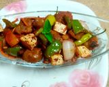 स्टीम सोया नगेट्स स्टिर फ्राई (steamed soya nuggets stir fry recipe in Hindi) रेसिपी चरण 6 फोटो